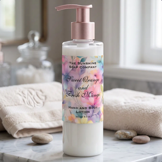 Multicolored Pastel Florals Cosmetics Bottle Label