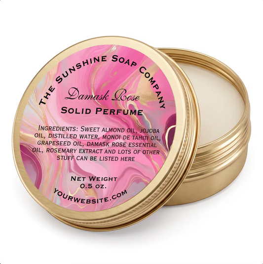 Pink and Faux Gold Marble Cosmetics Classic Round Sticker