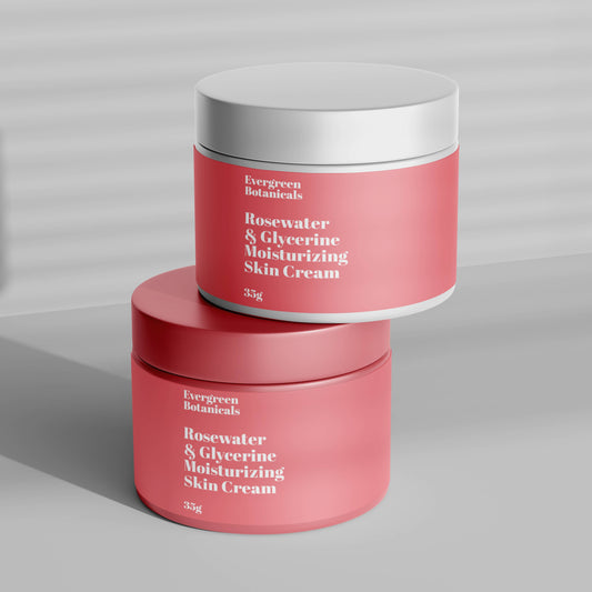 Modern dusty rose waterproof cosmetics jar label