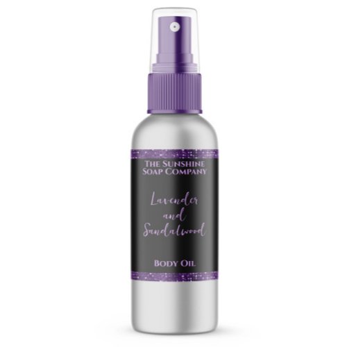 Purple Glitter & Black Cosmetics Bottle Label