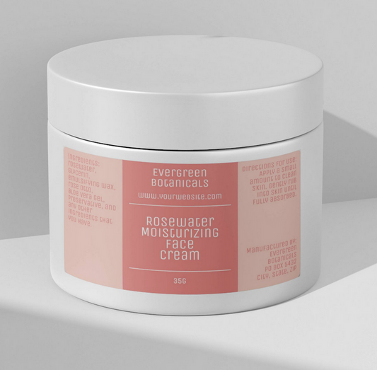 waterproof minimalist beauty label  - dusty rose