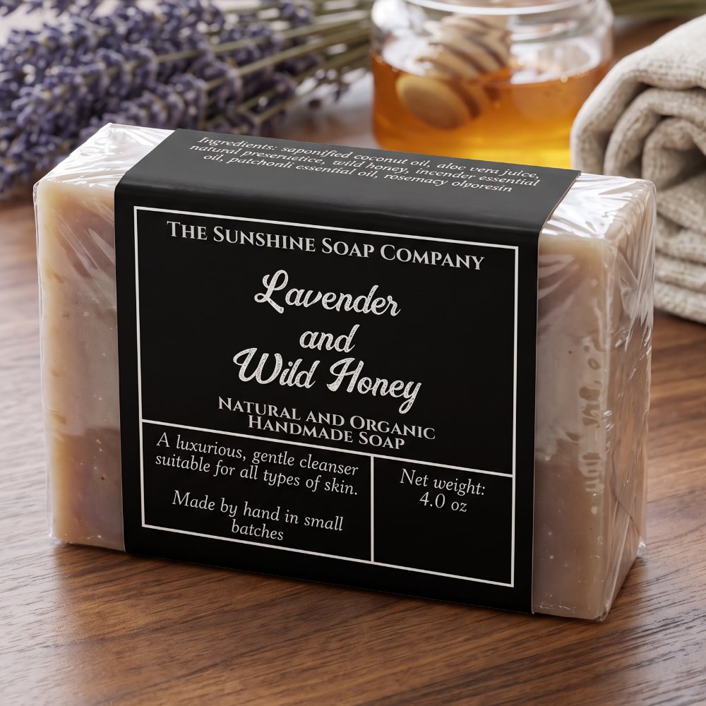 Simple Black Soap Product Packaging
