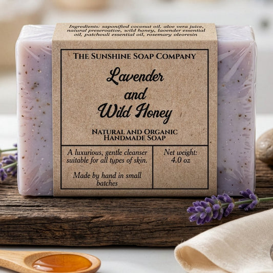 Simple Kraft Paper Soap Product Packaging