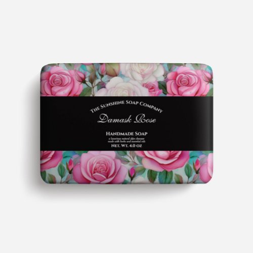 Soap Packaging Paper - watercolor pink roses