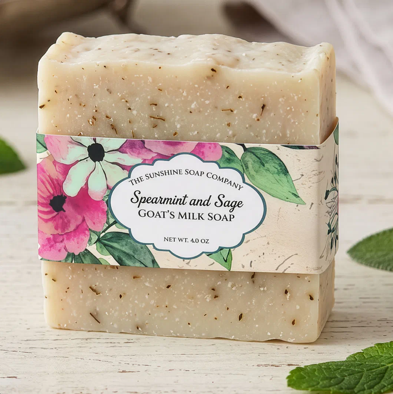 Country Flowers Soap Belly Band