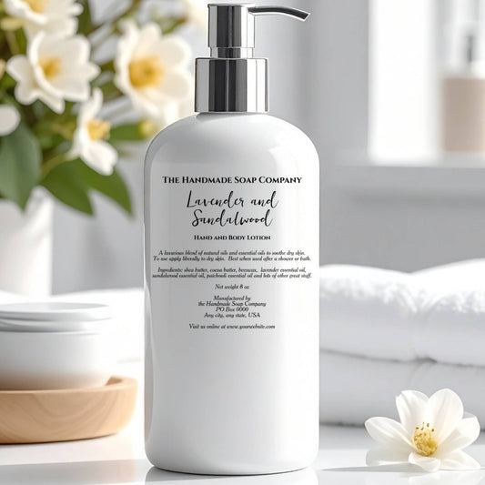 Transparent with Black Text Cosmetics Bottle Label