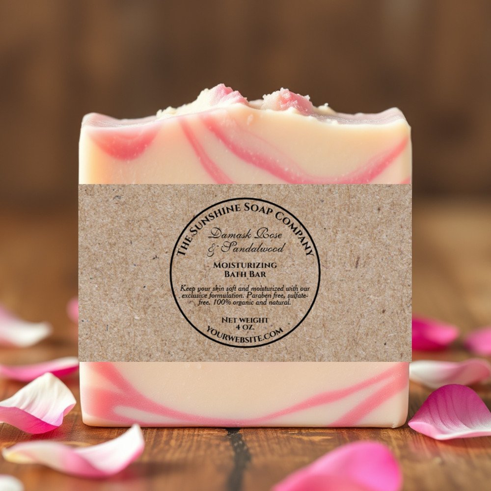 Vintage Kraft Paper Style Soap Belly Band