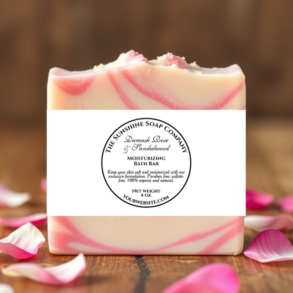 Vintage Style White Soap Belly Band