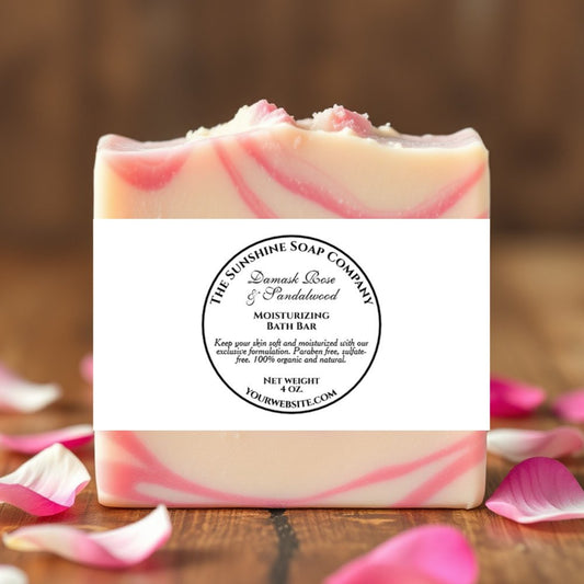 Vintage Style White Soap Belly Band