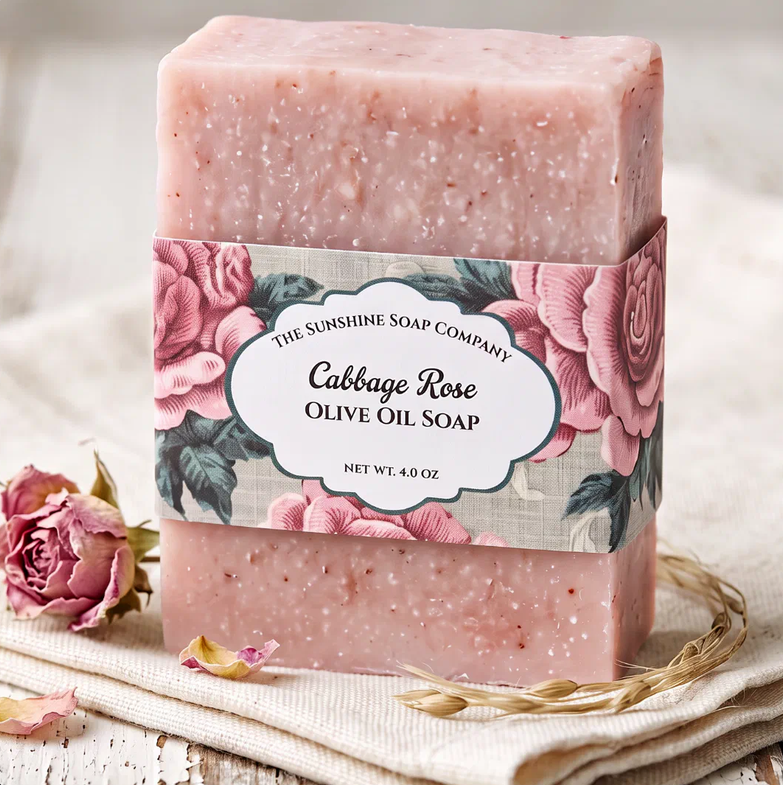 Vintage Roses Soap Belly Band