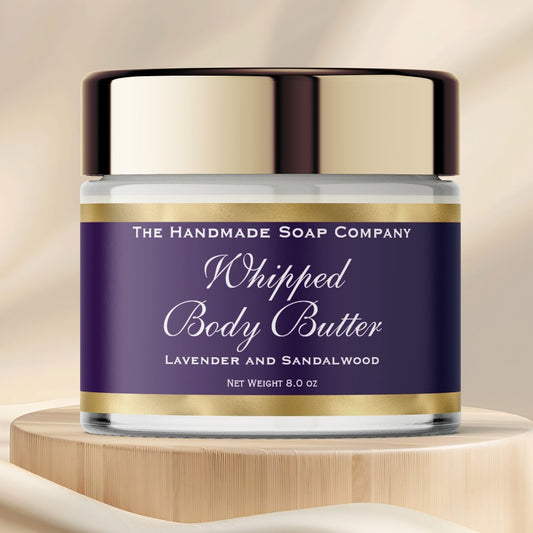 Waterproof Body Butter Jar Label Purple & Gold