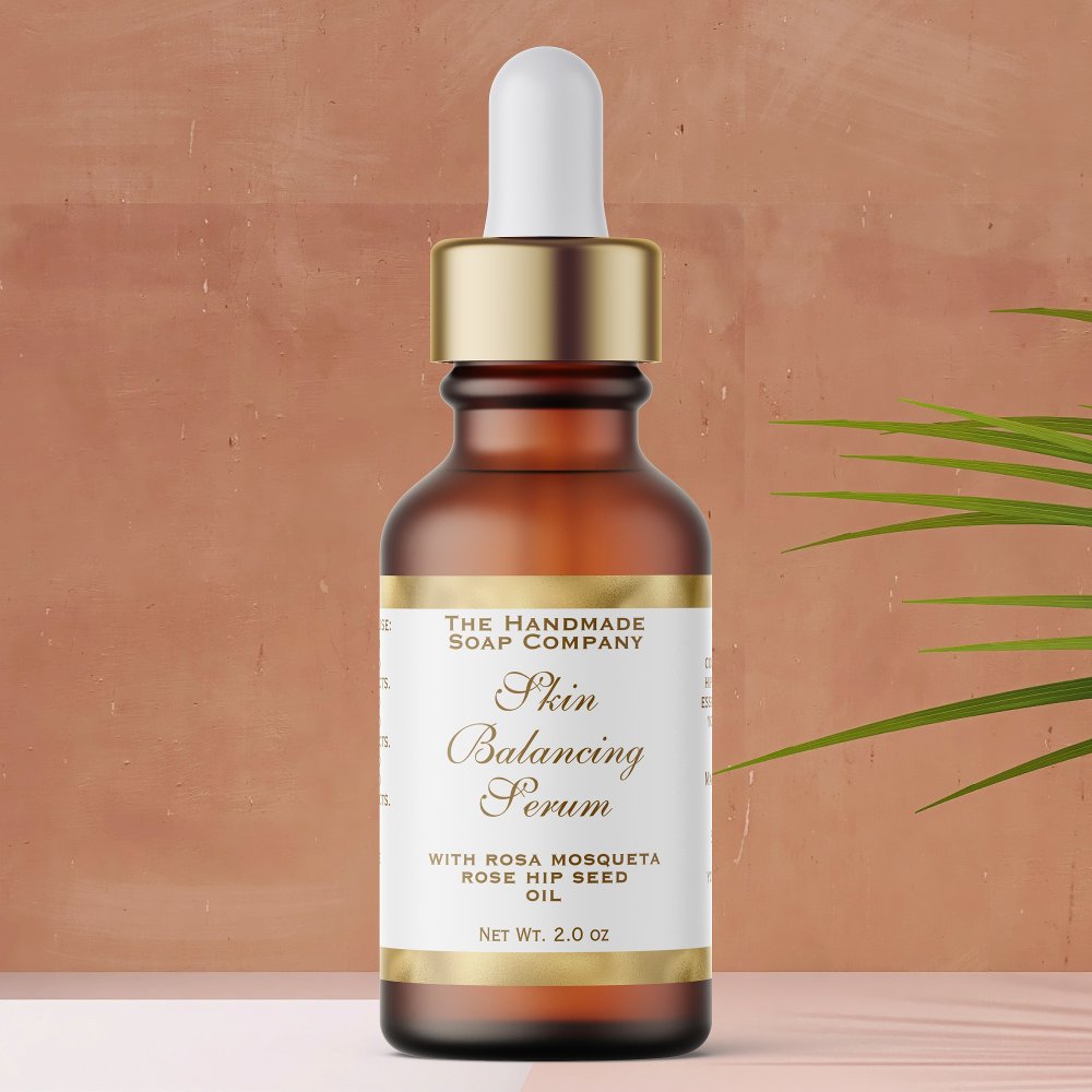 White and Gold Cosmetics Dropper Bottle Label