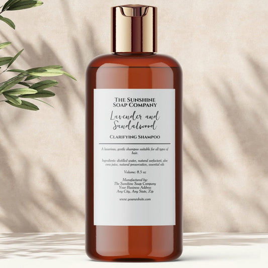 White minimalist waterproof cosmetics bottle label