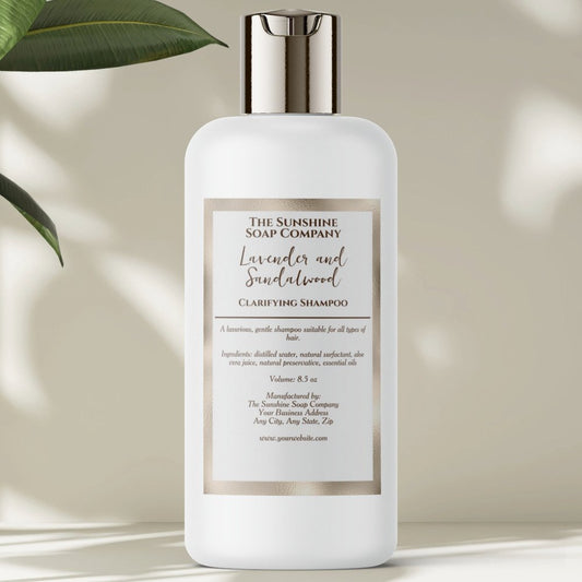 White & pearl waterproof cosmetics bottle label