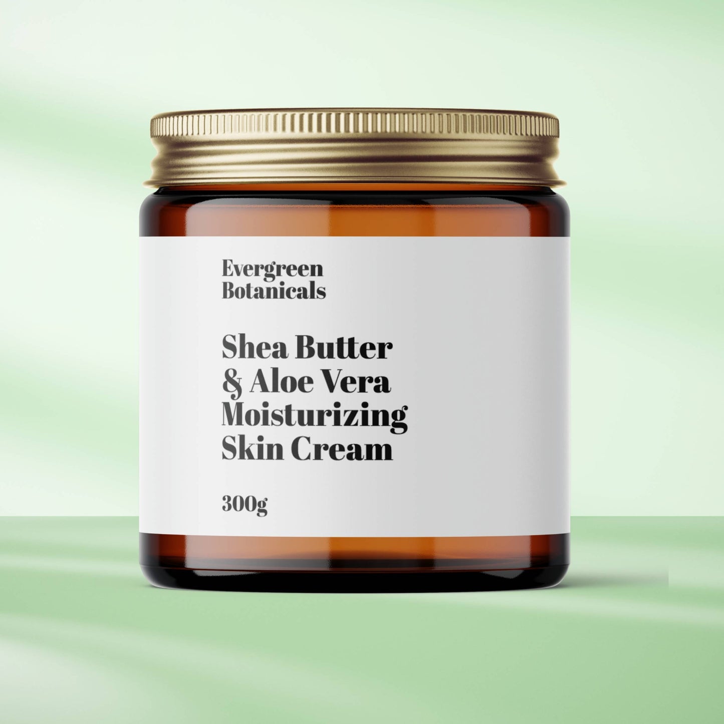 customizable white cosmetics jar label