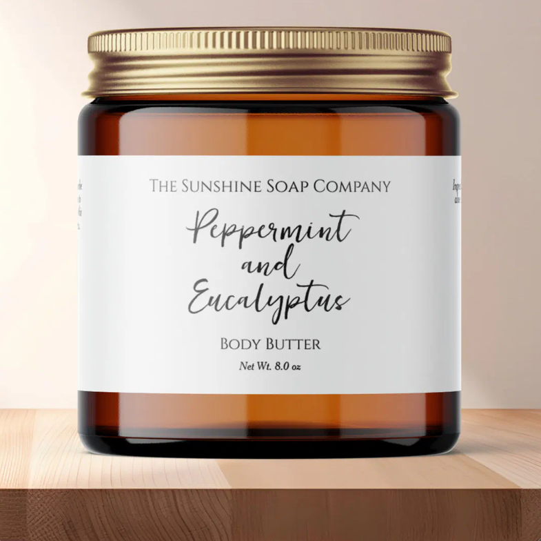 Minimalist White Waterproof Wrap Around Jar Label - 8.25" x 1.75"
