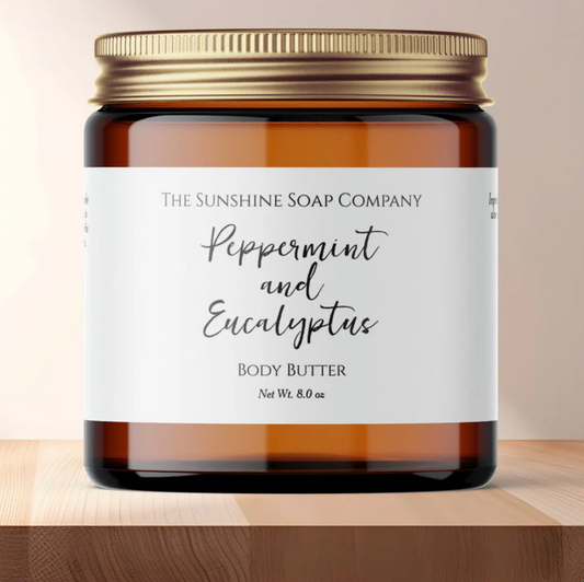 Minimalist White Waterproof Wrap Around Jar Label - 8.25" x 1.75"