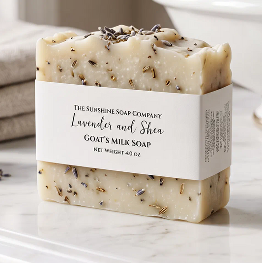 White Minimalist Soap Belly Band