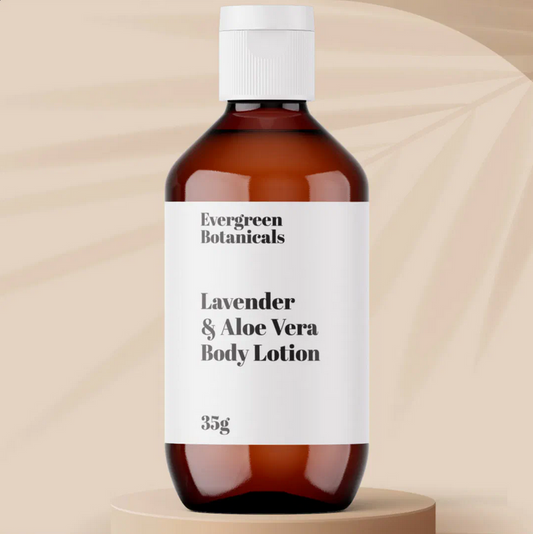 White Modern Cosmetics Bottle Label