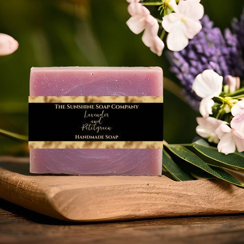 Black and Gold Soap Belly Band