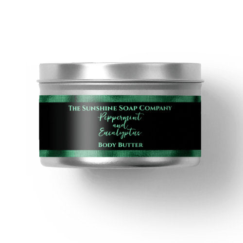 Cosmetics Jar Label - Black and Green Foil - 1" x 7.25"
