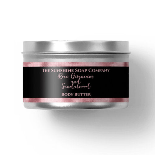 Cosmetics Jar Label - Black and Pink Foil - 1" x 7.25"