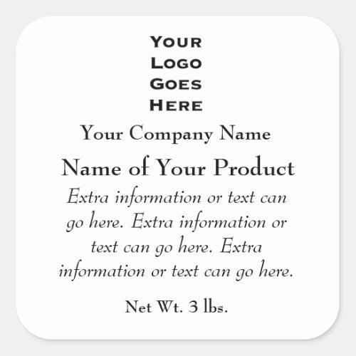 Custom Soap or Cosmetics Label with Logo - 1