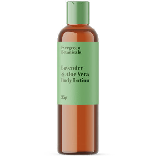 Light Green Modern Cosmetics Bottle Label