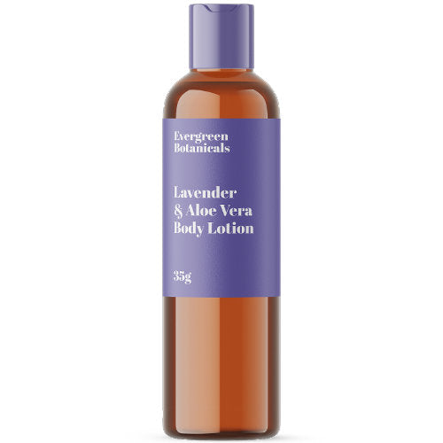 Light Purple Modern Cosmetics Bottle Label