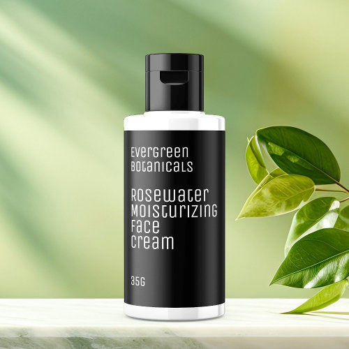 minimalist beauty label - black and white