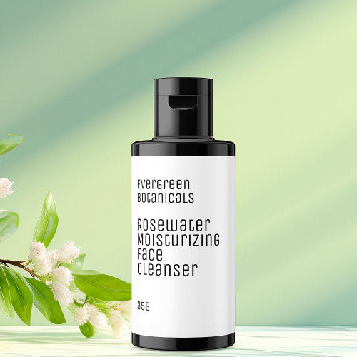 minimalist beauty label - white and black