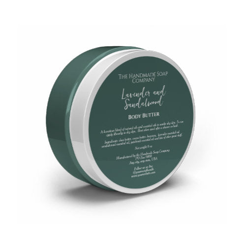 Minimalist Green Cosmetics Jar Label w Ingredients - 3" diameter