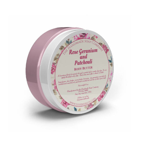 Pink Roses Cosmetics Jar Label - 3” diameter