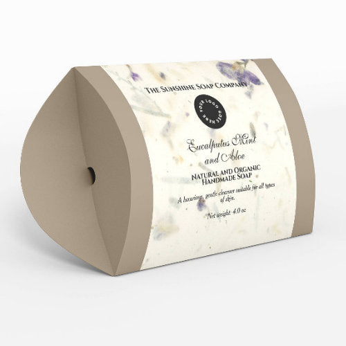 Pressed Flowers Paper Style Soap Label w Logo