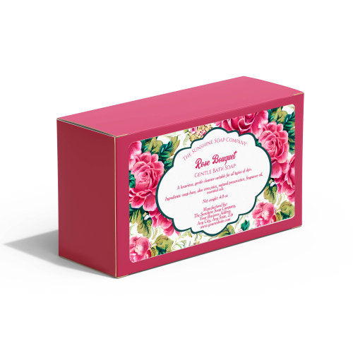 Rose Bouquet Soap Packaging Label