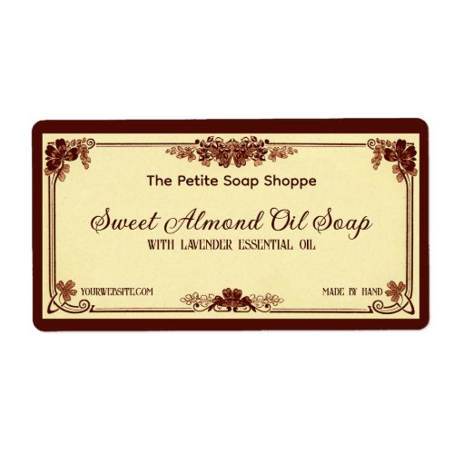 Vintage French Soap / Cosmetics Label